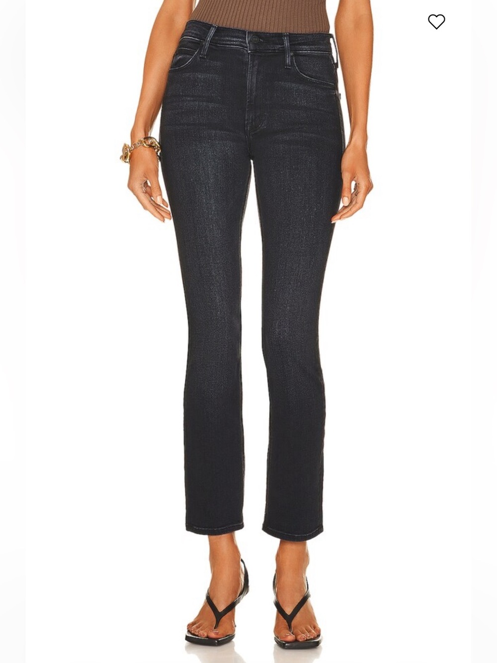 MOTHER The Mid Rise Dazzler Ankle In Deep End Size 26
